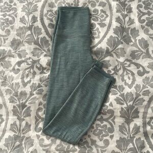 LULULEMON ALIGN HIGH-RISE PANT 25" Size 4 Spacedye Green